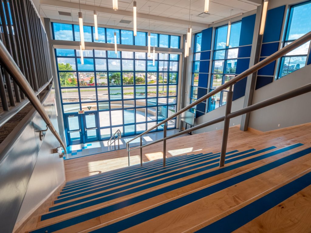 Collaborative Stair - Top Looking Down - GMHS